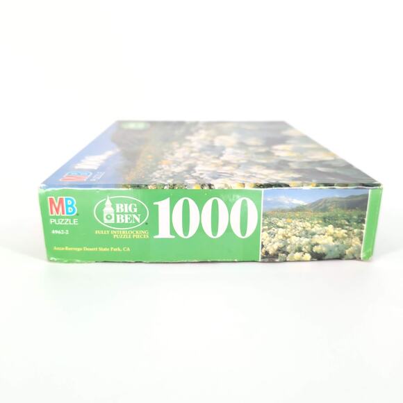 MB Milton Bradley 1000 Piece Anza-Borrego Desert State Park, CA Jigsaw Puzzle GC - Picture 7 of 12